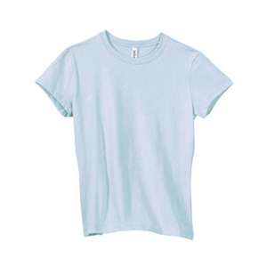 Bella Ringspun Cotton Women's Tee Blue, Pale