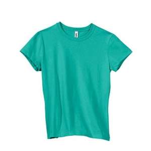 Bella Ringspun Cotton Women's Tee Green, Jade
