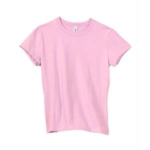 Bella Ringspun Cotton Women's Tee Pink