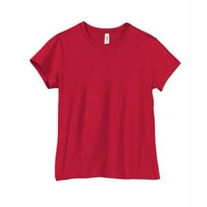 Bella Ringspun Cotton Women's Tee Red