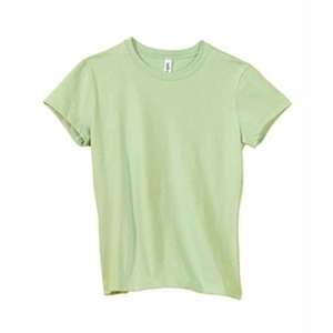 Bella Ringspun Cotton Women's Tee Green, Lime