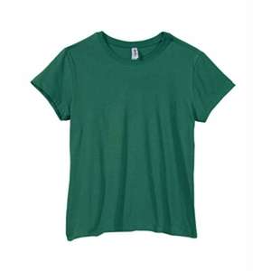 Bella Ringspun Cotton Women's Tee Green, Kelly