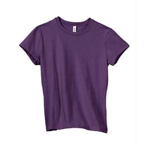 Bella Ringspun Cotton Women's Tee Purple
