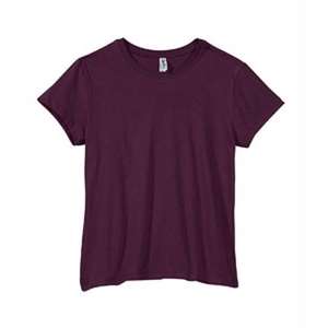 Bella Ringspun Cotton Women's Tee Plum