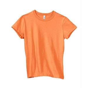 Bella Ringspun Cotton Women's Tee Orange, Sherbet