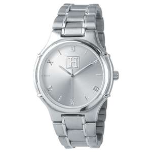 Custom Promotional Silver Tone Watch - Men's