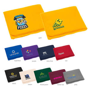 Custom Promotional Cozy Fleece Blanket