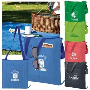 Custom Promotional Fleece Blanket-in-a-Bag