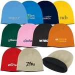 Customized Headwear - Two-Tone Knit Cap