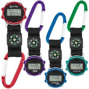Custom Promotional Clip-On Stopwatch with Compass