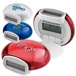 Personalized Medical & Healthcare Items - Translucent Bubble Solar Pedometer