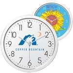 Custom Clocks & Watches - 11" Shiny Chrome Finish Wall Clock