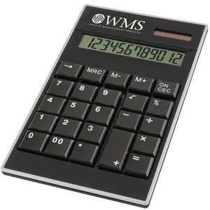 Custom Promotional Class Black Desk Calculator