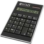 Imprinted Calculators - Class Black Desk Calculator