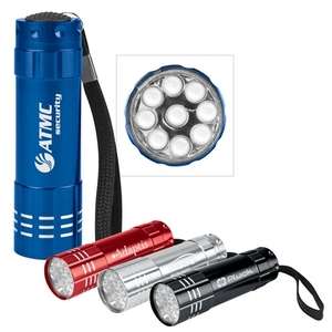 Push-Button Aluminum Flashlight 