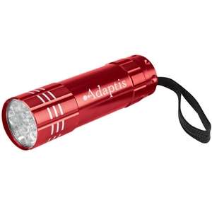 Push-Button Aluminum Flashlight 