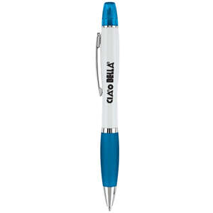 Custom Promotional Curvaceous Ballpoint Pen/Highlighter