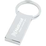 Custom Metal Keychains - Rectangle Key Tag