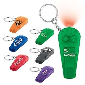 Whistle Key Tag with Light 