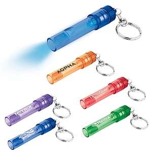 Custom Promotional Translucent Whistle LED Key Light