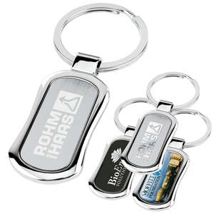 Custom Promotional Panel Chrome Key Tag