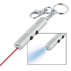 Custom Promotional Laser Light Key Tag