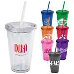 Logo Plastic Cups & Stadium Cups - 16 oz. Everyday Plastic Cup Tumbler