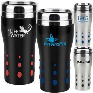 16 oz. Stainless Dot Matrix Tumbler 