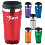 Promotional Coffee Mugs - 16 oz. Translucent Double Wall Insulated Tumbler