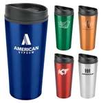 Personalized Coffee Mugs - 16 oz. Stainless Tumbler with Slider Lid