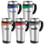 Wholesale Coffee Mugs - 16 oz. Color Touch Stainless Mug