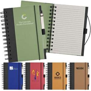 Custom Promotional Recycled Color Cover Spiral Notebook