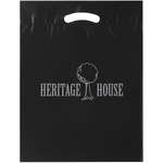Imprinted Plastic & Vinyl Bags - Plastic Die Cut 12" x 15" x 3"