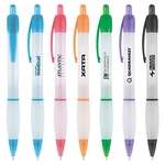 Personalized Grip Pens - Crystal Clear Pen