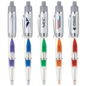 Custom Promotional Metallic Light-Up Pen II