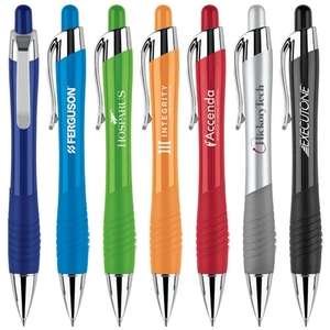 Custom Promotional Dynamo Color Curvaceous Ballpoint Pen