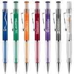 Custom Click Pens - Translucent Squiggly Pen
