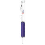 Logo Writing Instruments - Pearl Sweda Snuggle Pen