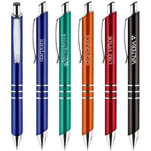 Custom Promotional Slim-Line Metallic Color Ballpoint Pen