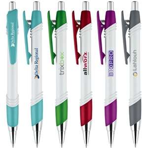 Custom Promotional Clip-It Metallic Color Ballpoint Pen
