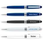 Logo Executive Pens - Silver Elegant Brass Pen