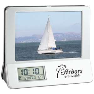 3-in-1 Calculator/Picture Frame/LCD Digital Clock 