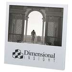 Promotional Photo Frames - 4" x 6" Elegant Aluminum Frame - Silver