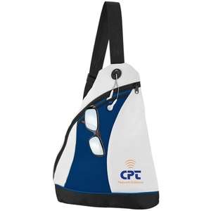 Two-Tone Color Splash Side Sling Pack 
