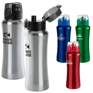 Custom Promotional Stainless 21 oz. Super Sip Bottle