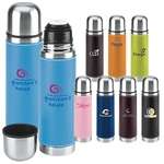 Promotional Thermoses - Leatherette Vacuum Bottle