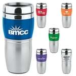 Wholesale Coffee Mugs - 16 oz. Stainless/Acrylic Wave Tumbler