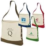 Custom Totes & Canvas  Bags - Cotton Grommet Sport Tote