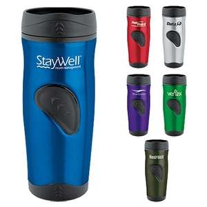 16 oz. Stainless Thumbprint Tumbler 