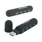 Customized USB Accessories - Pocket-Sized 4-Port Hub